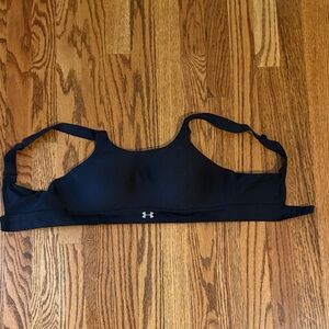 Under Armour Black Low-Impact Sports Bra with Logo